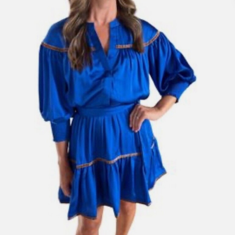 Alden Adair “Charlotte”  Dress in  Cobalt  Color (S) NWT Wedding Prom Ready